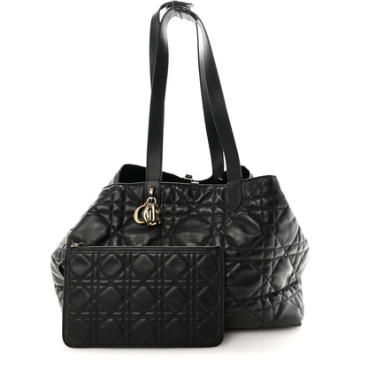 Christian Dior Calfskin Macrocannage Large Toujours Black 3 of 10