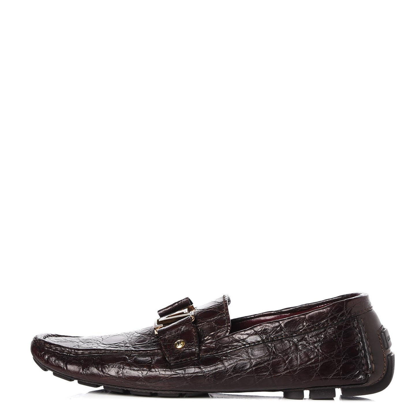 Mens Crocodile Monte Carlo Loafers 10 Cacao