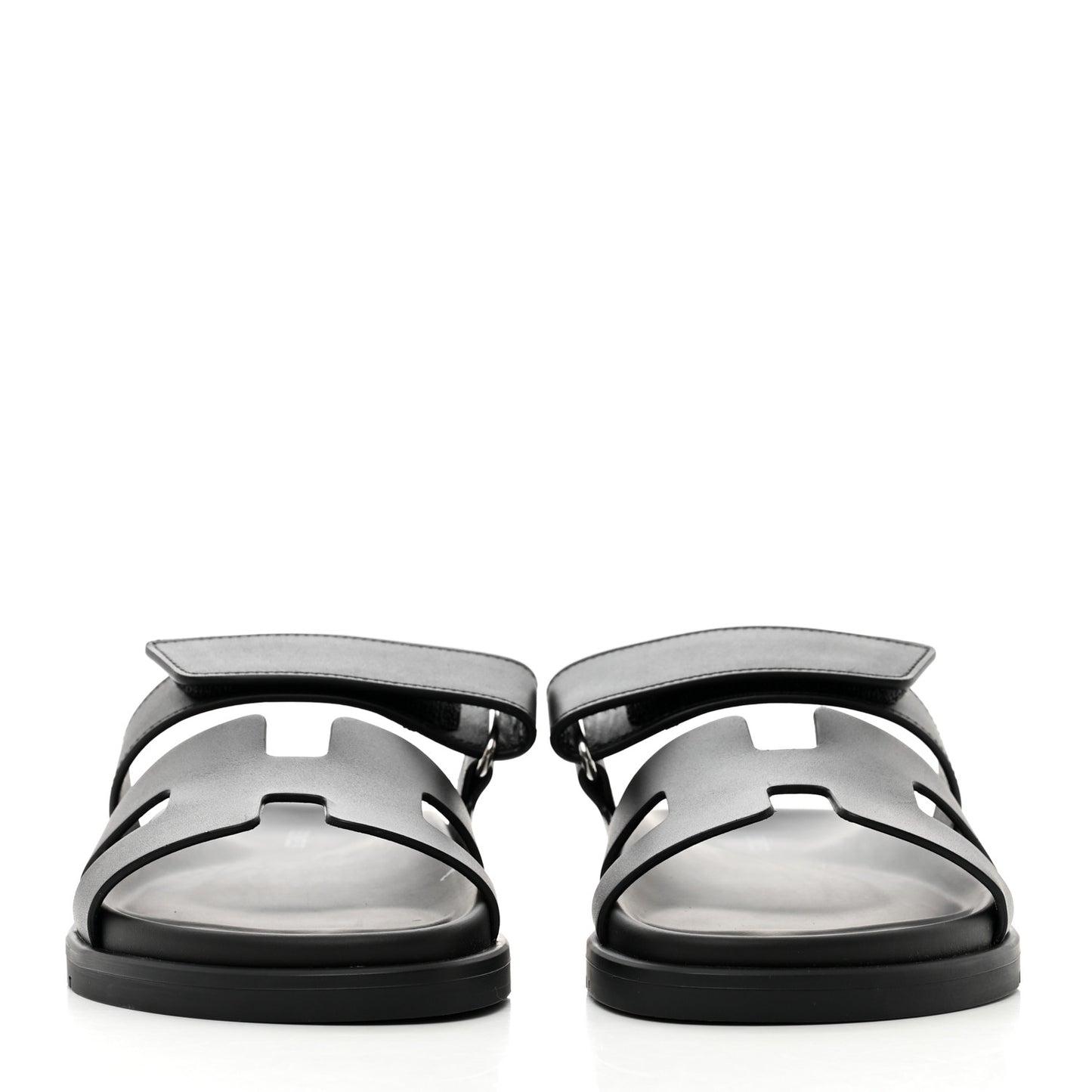 Calfskin Womens Chypre Sandals 36.5 Black