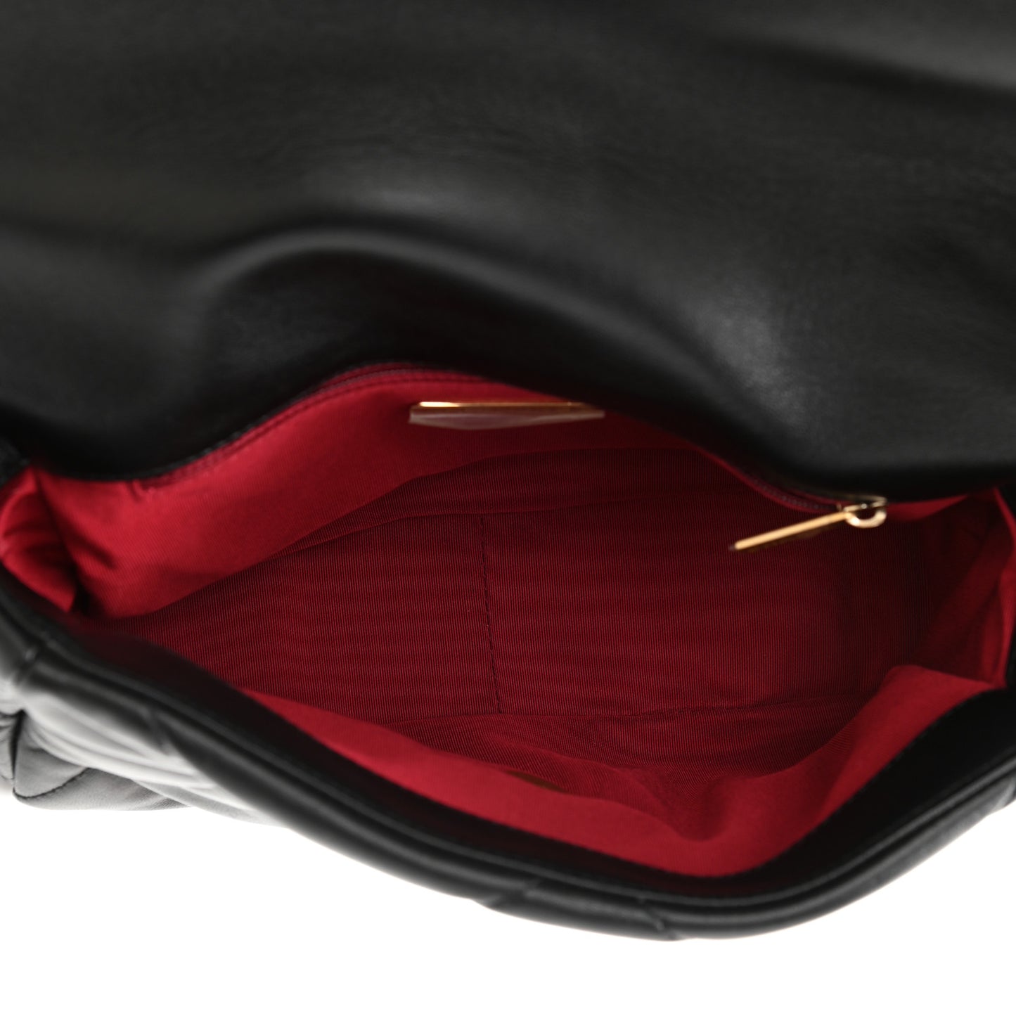 Goatskin Quilted Medium Chanel 19 Flap Black