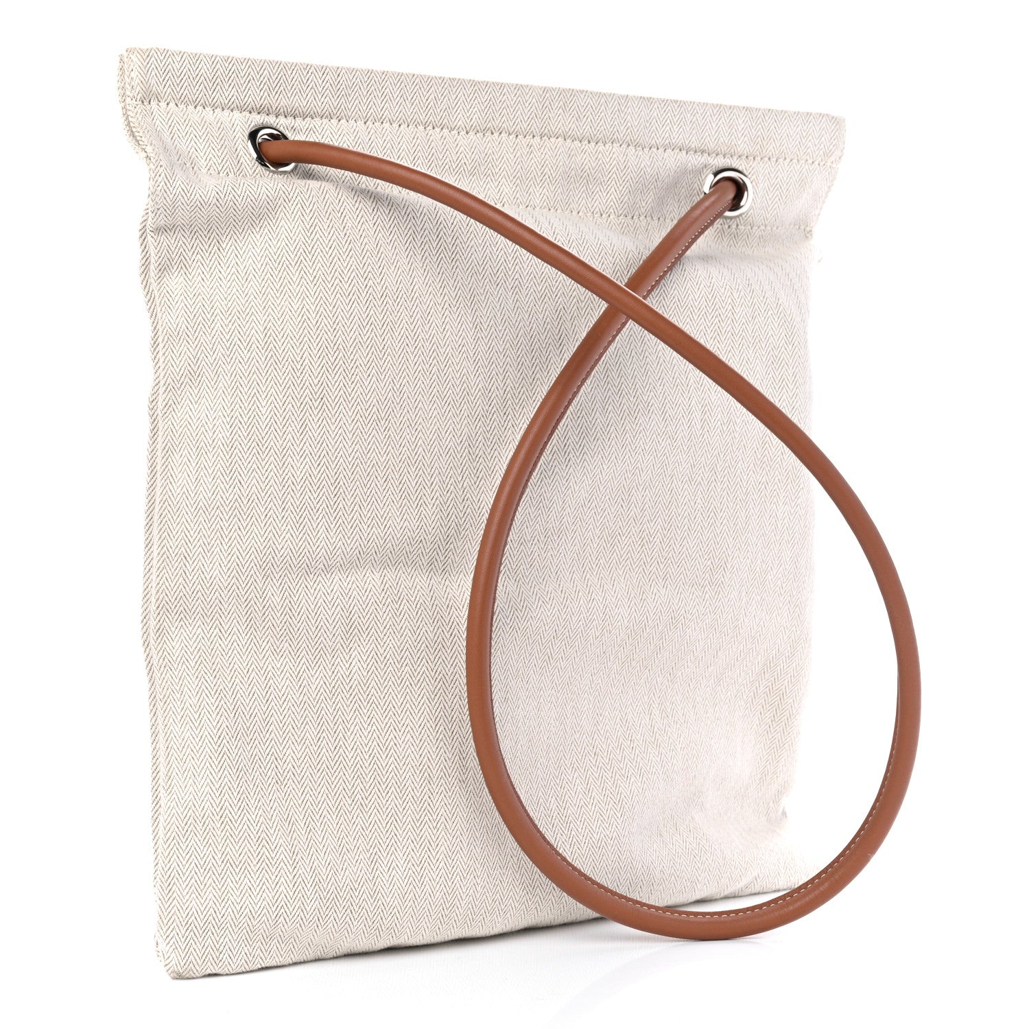 Hermes Canvas Swift Aline Grooming Bag Gold 3 of 10