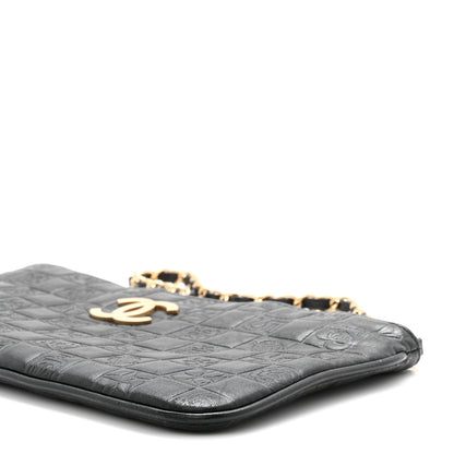 Chanel Lambskin Precious Symbols Pochette Black 10 of 10