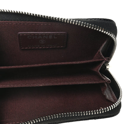Chanel Caviar Quilted Zip Coin Purse Black 5 of 7
