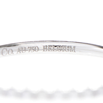 Tiffany 18K White Gold Diamond Metro Ring 48 4.5 6 of 7