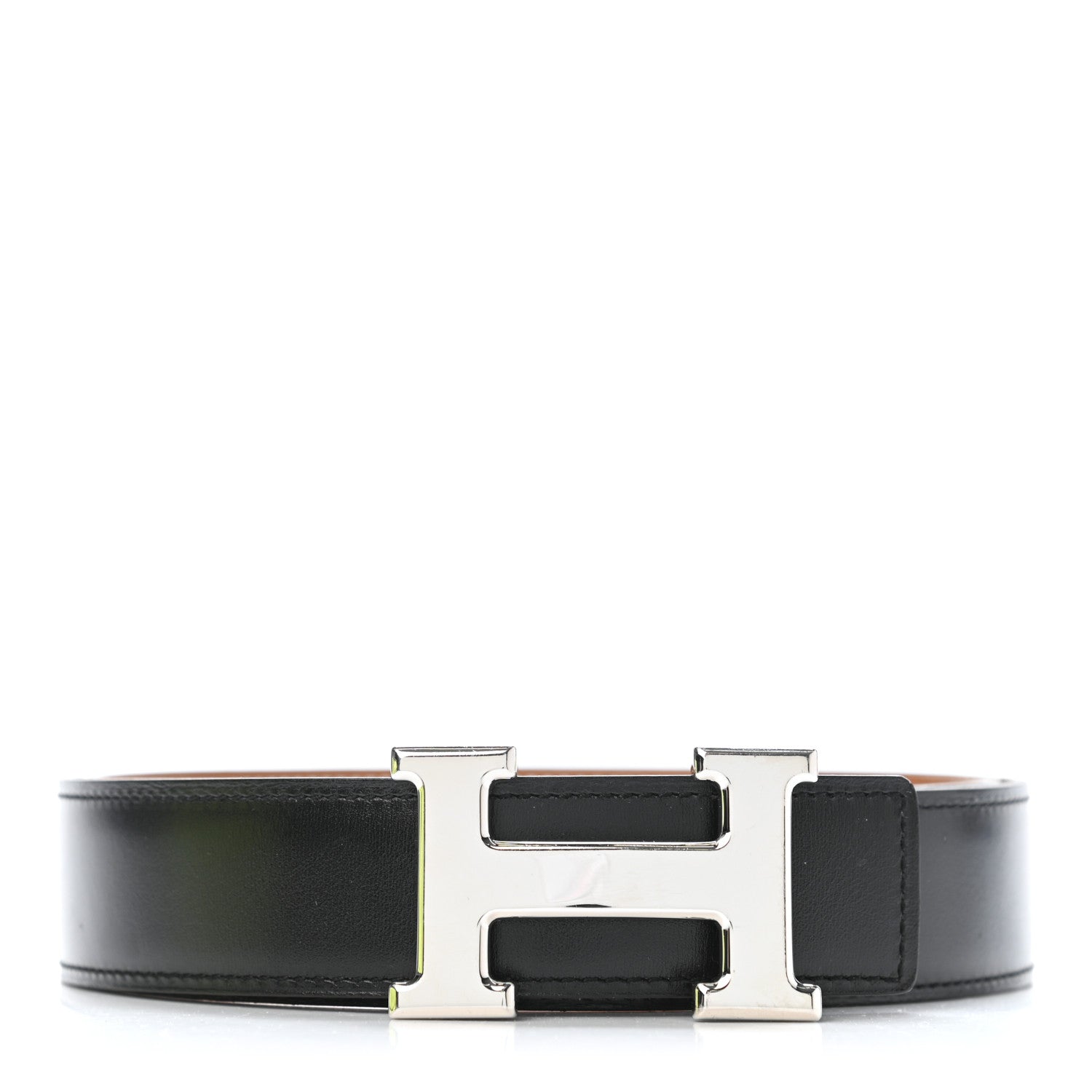 Hermes Box Togo 24mm Mini H Belt 75 30 Black Gold 1 of 6