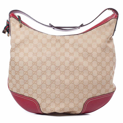 Gucci Monogram Canvas Princy Hobo 1 of 9