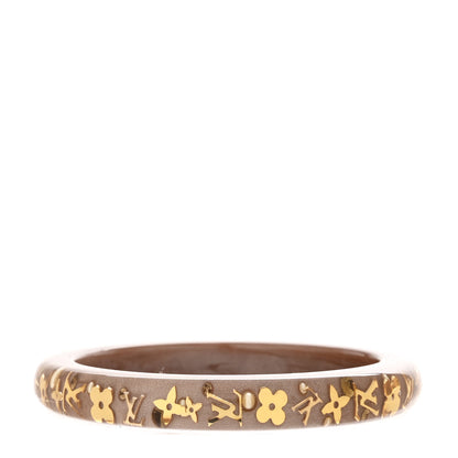 Louis Vuitton Resin Swarovski Medium Inclusion Bracelet PM Mocha 1 of 3