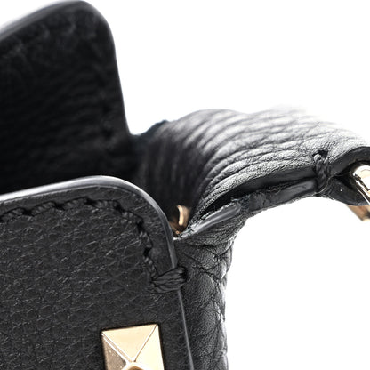 Valentino Garavani Pebbled Calfskin Small Rockstud Flip-Lock Messenger Bag Black 13 of 13