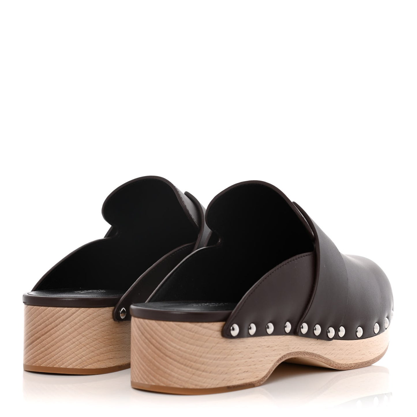 Calfskin Calya Mules 37 Cafe