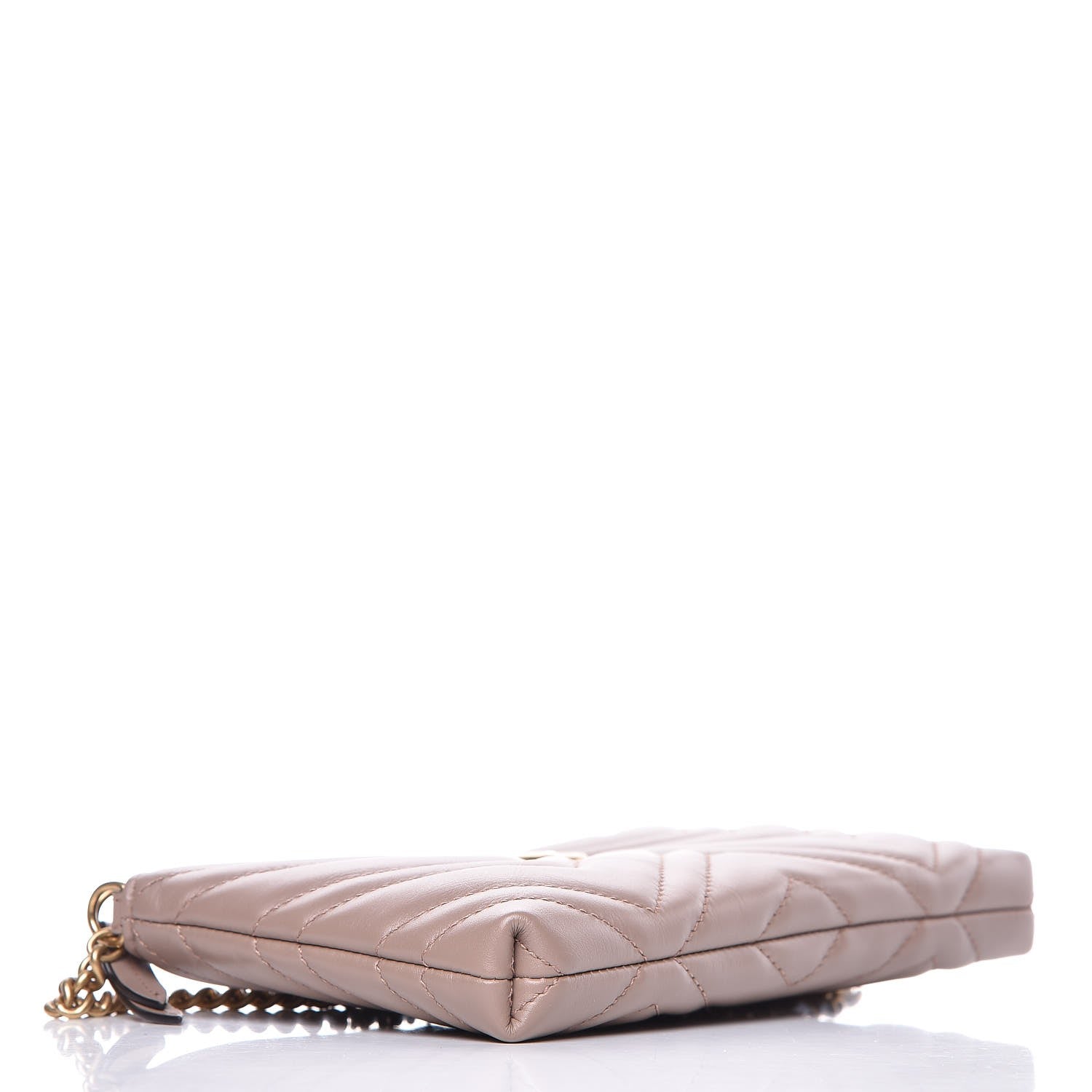 Gucci Calfskin Matelasse Mini GG Marmont Chain Bag Porcelain Rose 4 of 8