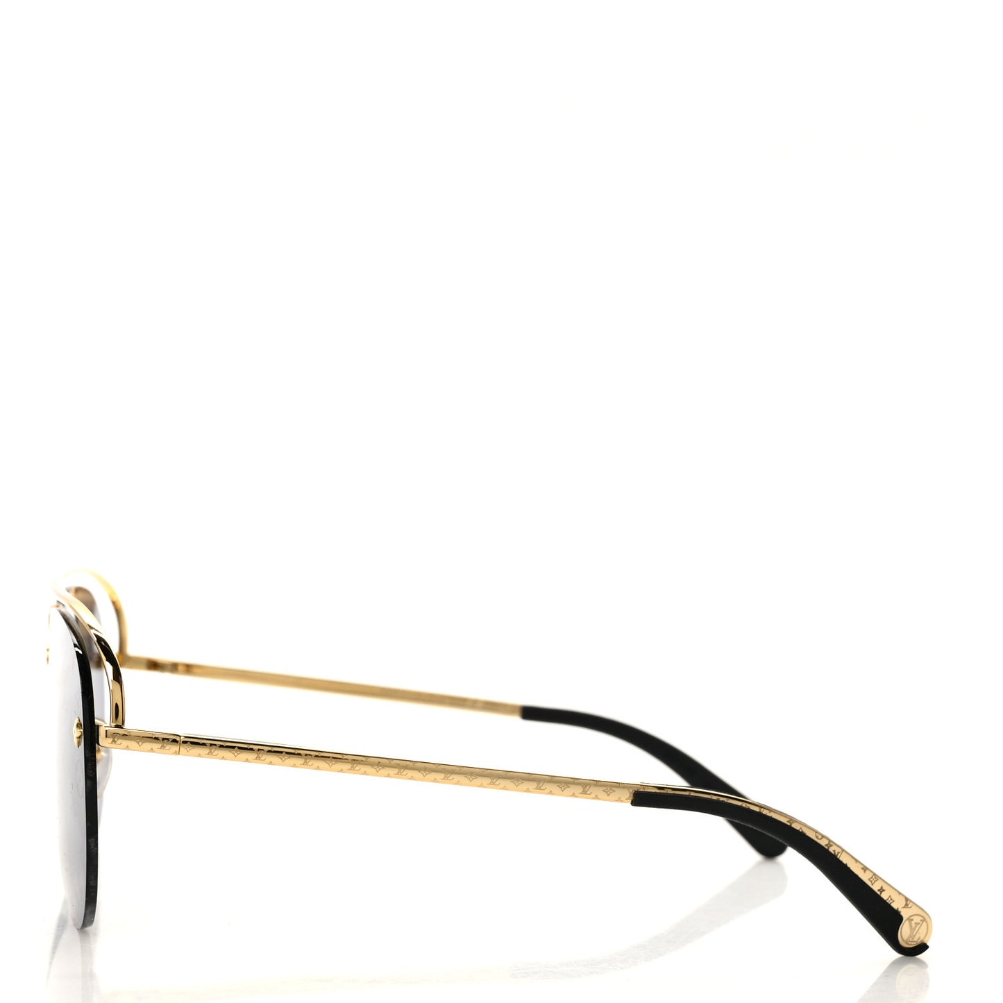 Metal Monogram Grease Sunglasses Z1172W Gold