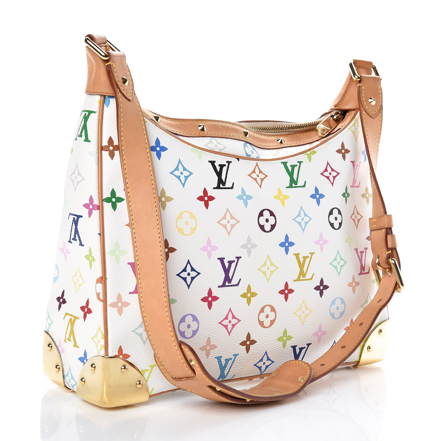 Louis Vuitton Monogram Multicolor Boulogne White 3 of 9