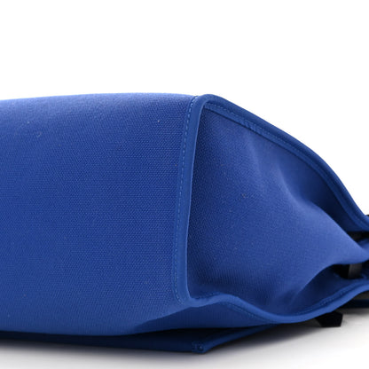 Hermes Toile Vache Hunter Herbag Zip 31 PM Bleu Electrique Bleu Indigo 11 of 12
