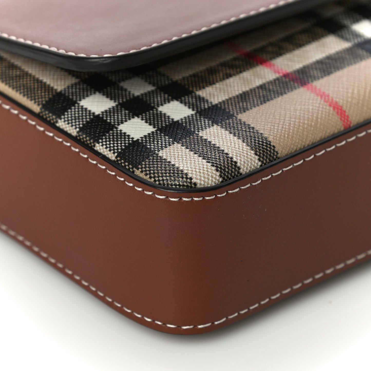 Calfskin Vintage Check New Hampshire Bag Archive Beige Tan