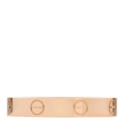 Cartier 18K Pink Gold 3.5mm LOVE Wedding Band Ring 59 8.75 3 of 5