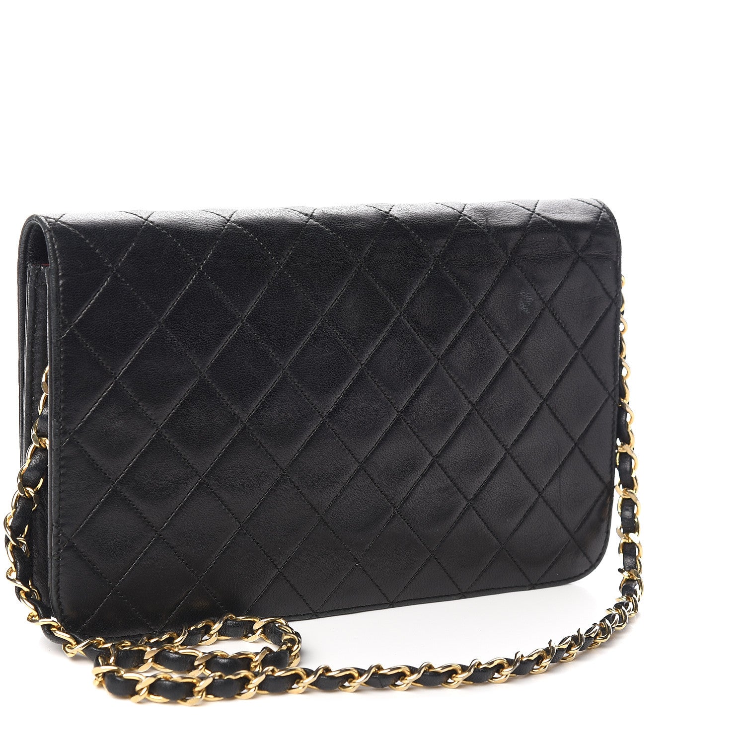 Chanel Lambskin Quilted Small Single Flap Black 3 of 15