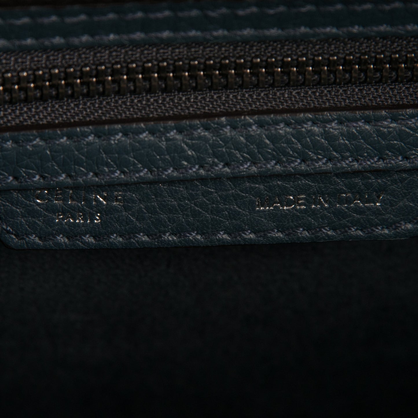 Drummed Calfskin Micro Luggage Orage