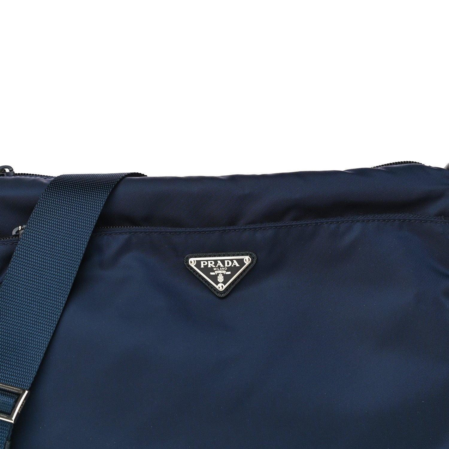 Prada Nylon Vela Messenger Bag Baltico 8 of 13