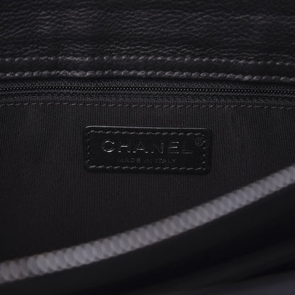 Chanel Calfskin Quilted Frame In Chain Tote Black 6 of 11
