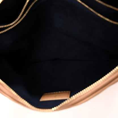 Louis Vuitton Lambskin Embossed Monogram Coussin PM Camel 7 of 12