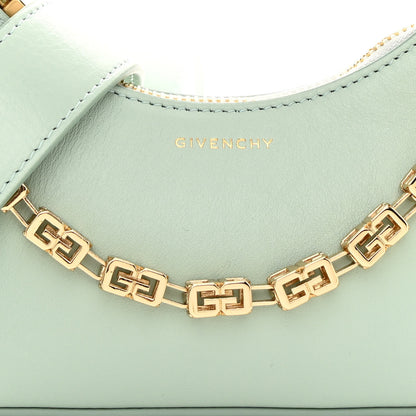 Givenchy Smooth Calfskin Mini Moon Cut Out Shoulder Bag Celadon 8 of 11