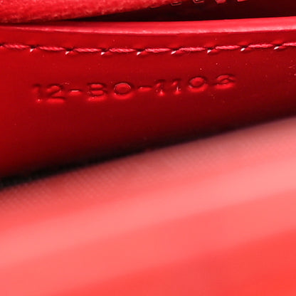 Christian Dior Patent Cannage Large Lady Dior Red 7 of 10