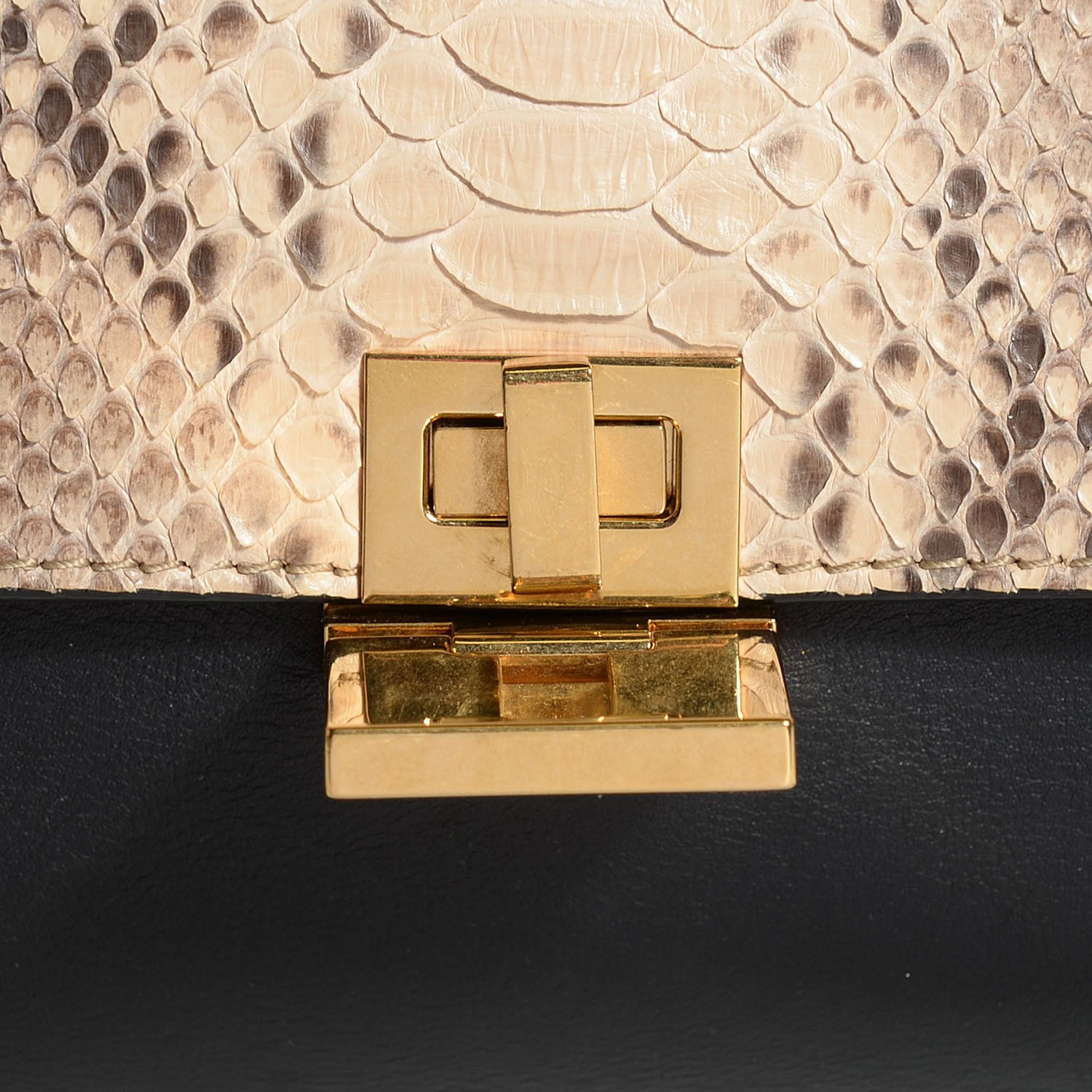 Celine Python Suede Medium Trapeze Blush 8 of 8