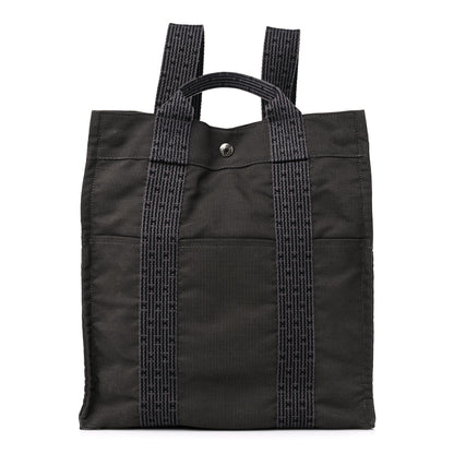 Hermes Canvas Herline Backpack Grey 1 of 16