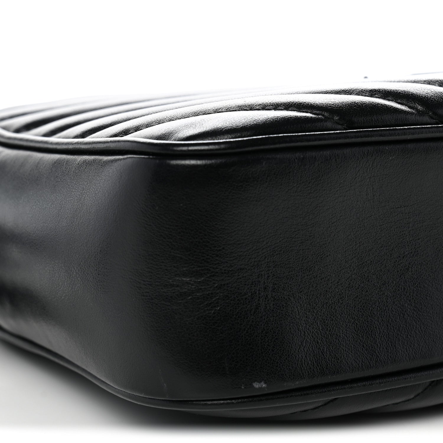 Saint Laurent Calfskin Matelasse Monogram Monochrome Lou Camera Bag Black 9 of 11