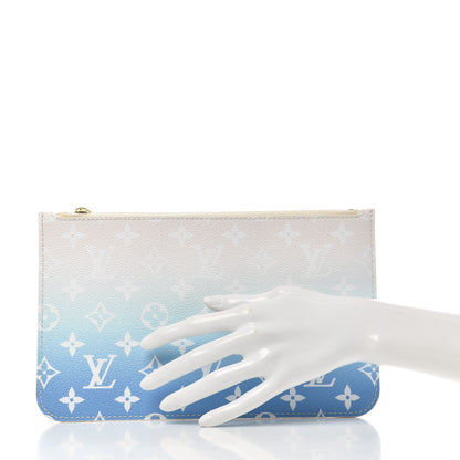 Louis Vuitton Monogram By The Pool Neverfull MM Pochette Blue 2 of 6