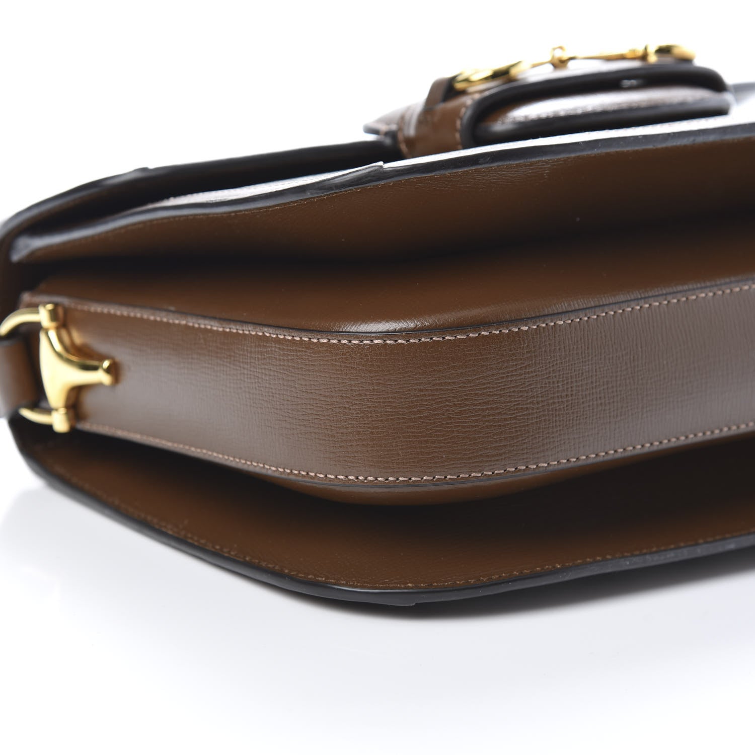 Gucci GG Supreme Monogram Horsebit 1955 Shoulder Bag Beige Brown Sugar 9 of 12