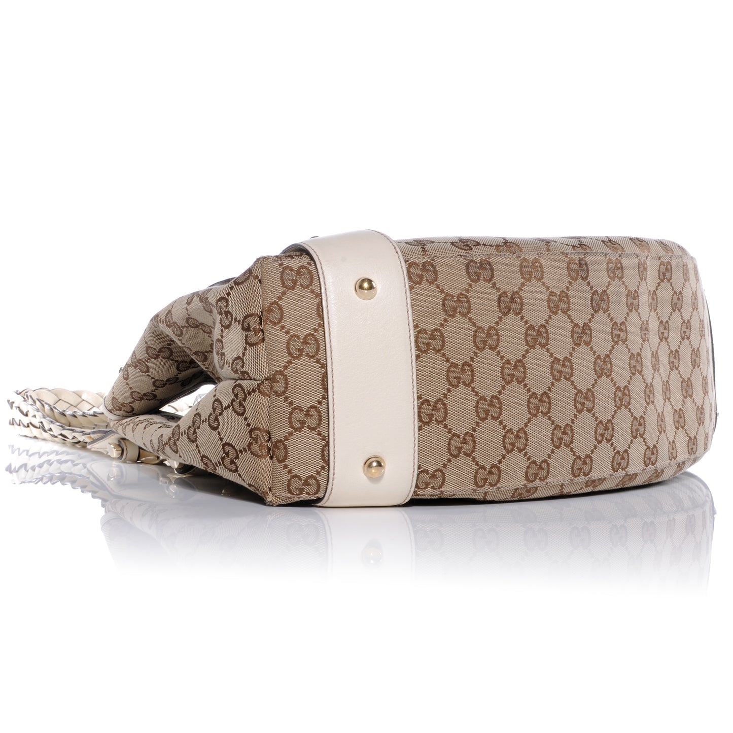 Monogram Pelham Medium Shoulder Bag White