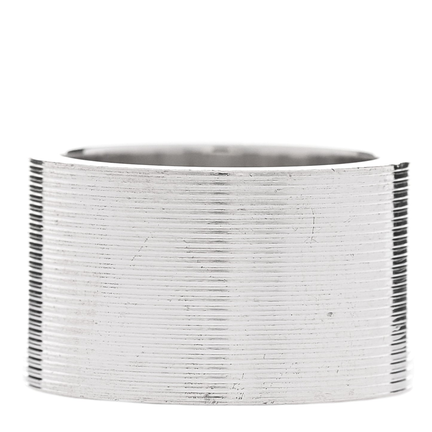 Sterling Silver 12mm Trademark Wide Band Ring 52 6