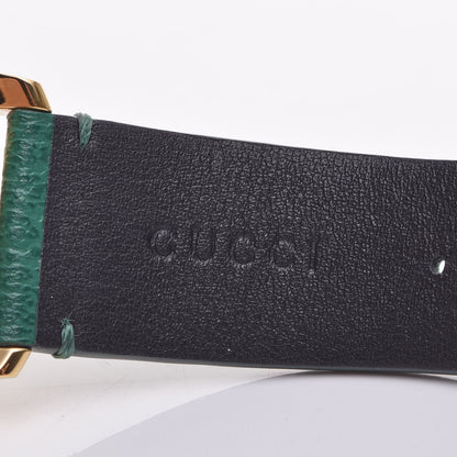 Gucci Stainless Steel Calfskin 38mm G-Timeless Bee Quartz Watch Green 6 of 8