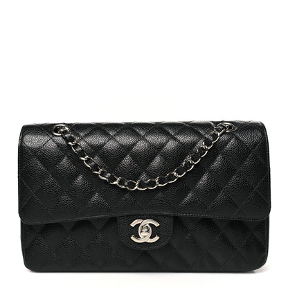 Chanel Caviar Quilted Medium Double Flap Black 1 of 10