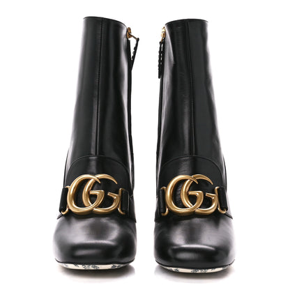 Gucci Malaga Kid GG Victoire 95mm Ankle Boots 38 Black 2 of 9