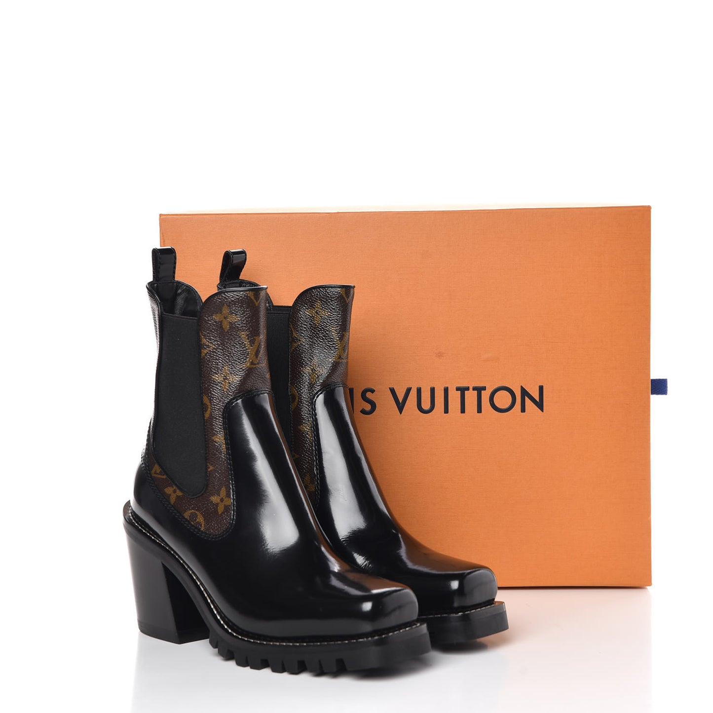 Patent Monogram Limitless Ankle Boots 38.5