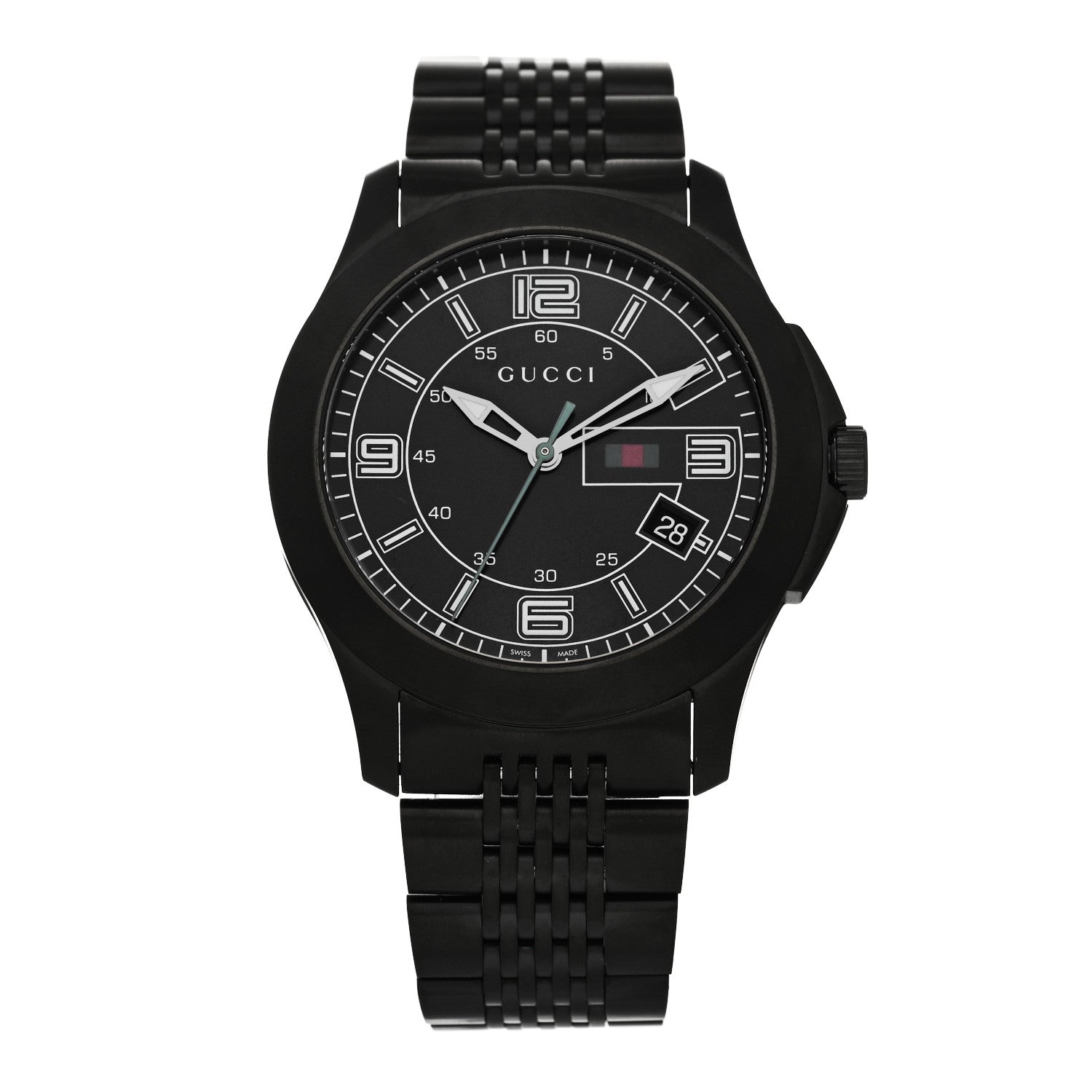 Gucci PVD Stainless Steel 44mm G-Timeless Quartz Watch Black 1 of 5