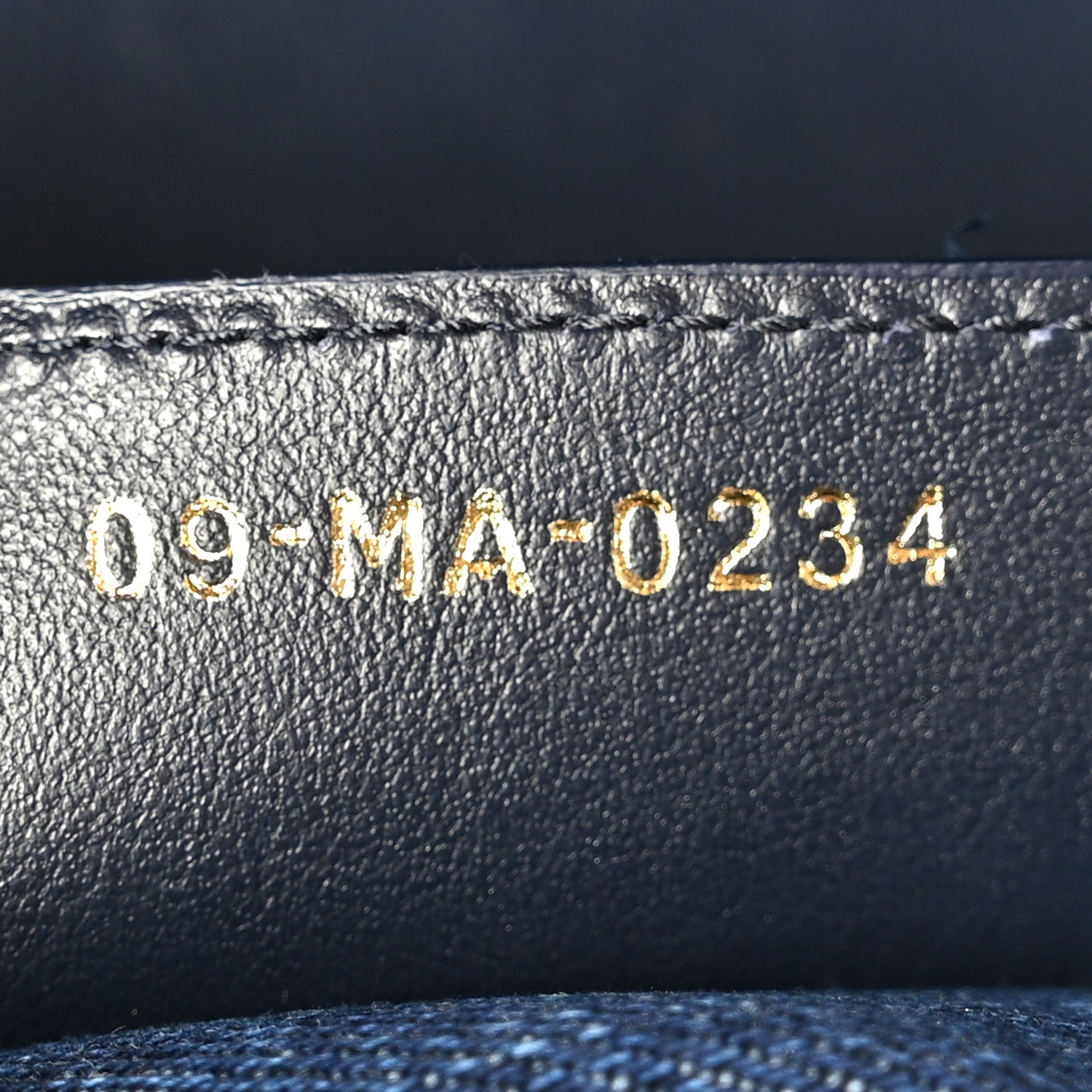 Christian Dior Denim Oblique Jacquard Saddle Bag With Strap Blue 7 of 11