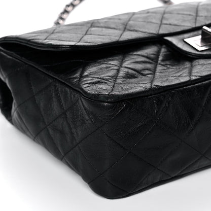 Chanel Washed Lambskin Quilted Jumbo Hybrid Reissue Flap Black 6 of 12