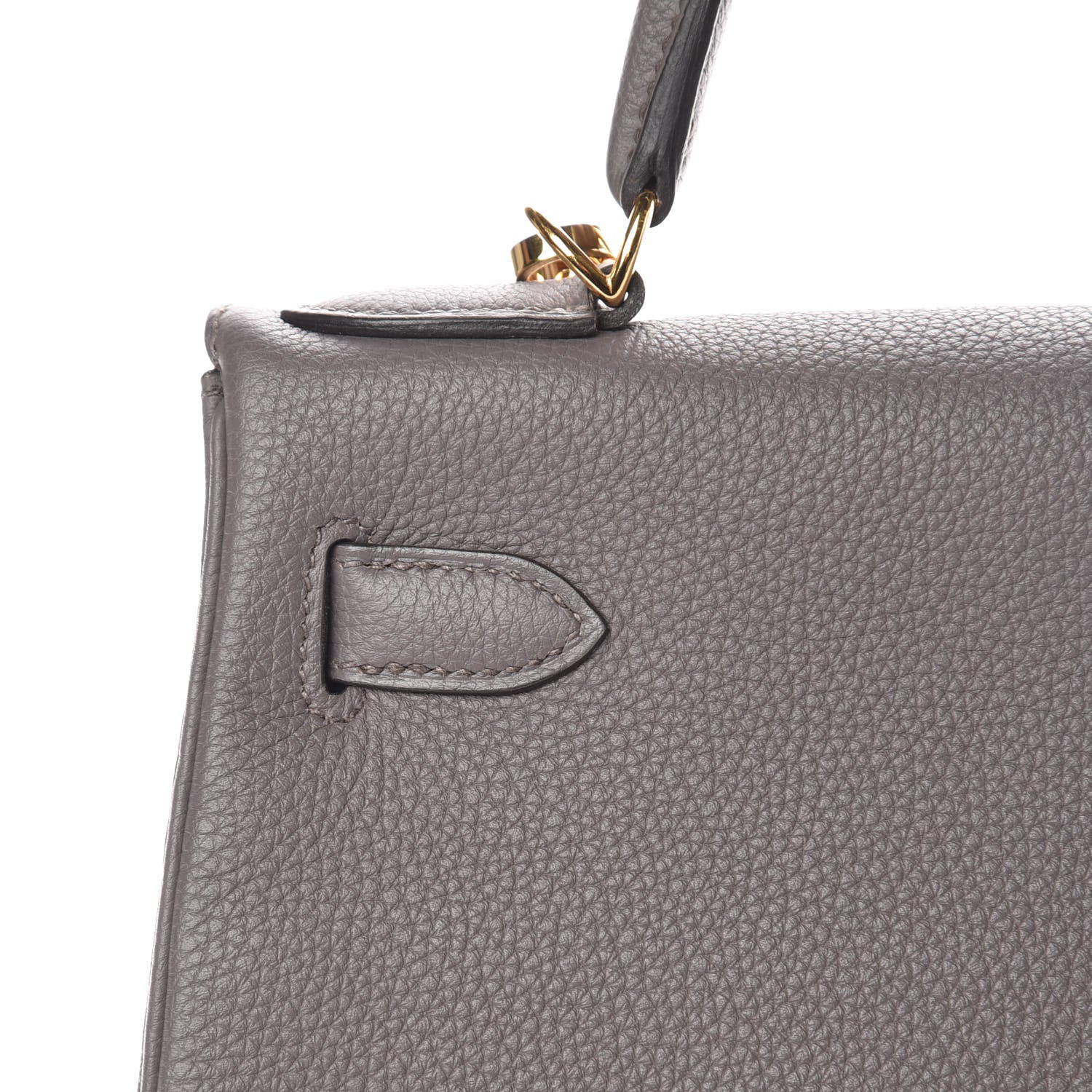 Hermes Togo Kelly Retourne 28 Etain 37 of 40