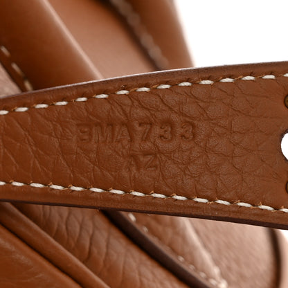Hermes Taurillon Clemence Lindy 26 Gold 7 of 15