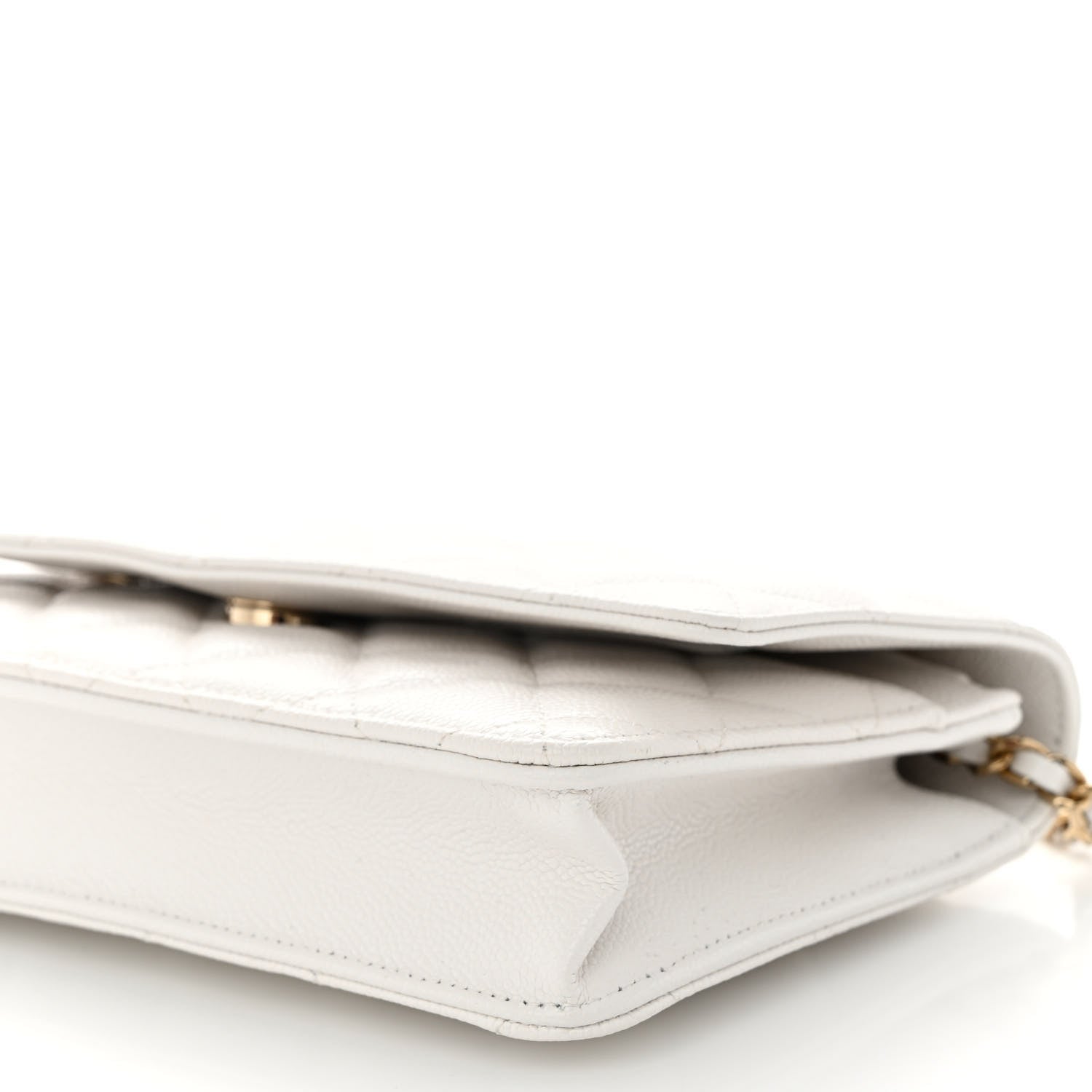 Chanel Caviar Quilted Wallet On Chain WOC White 11 of 11