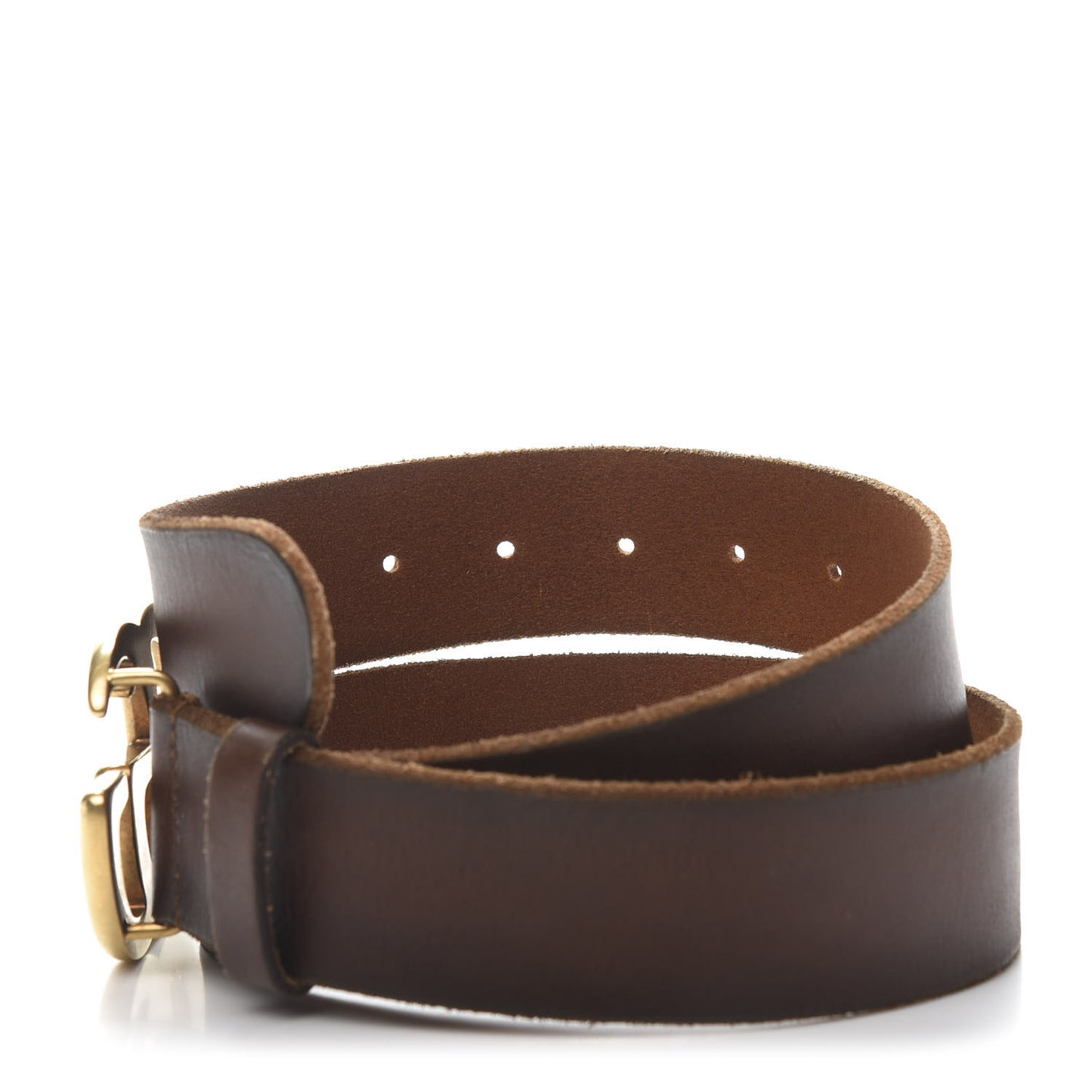 Faded Calfskin Double G 40mm Belt 80 32 Cuir