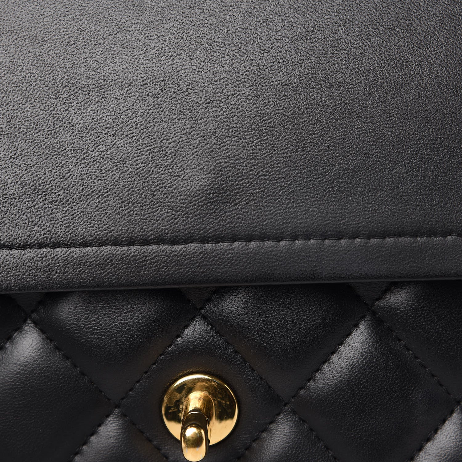 Chanel Lambskin Quilted Jumbo Double Flap Black 12 of 15