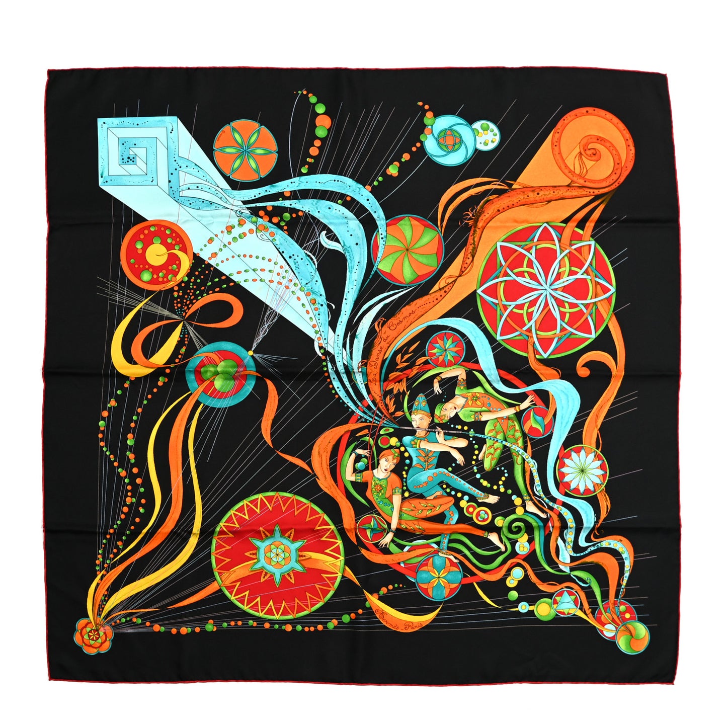 Silk La Danse Du Cosmos Scarf 90
