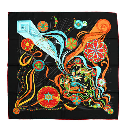 Hermes Silk La Danse Du Cosmos Scarf 90 1 of 7