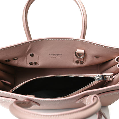 Saint Laurent Grained Calfskin Baby Sac De Jour Antique Rose 5 of 10
