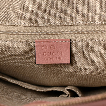 Gucci Soft Microguccissima Large Dome Satchel Soft Pink 6 of 14