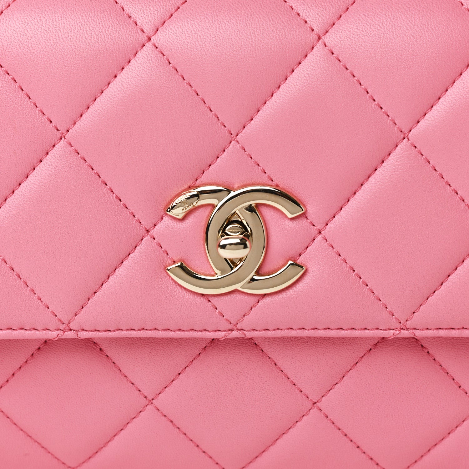 Chanel Lambskin Quilted Medium Trendy CC Flap Pink 8 of 10